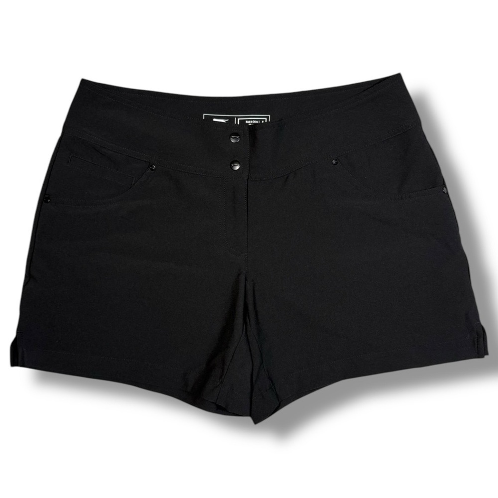 Slazenger Women's 5” Tech Shorts Black Size 4 - Picture 1 of 4